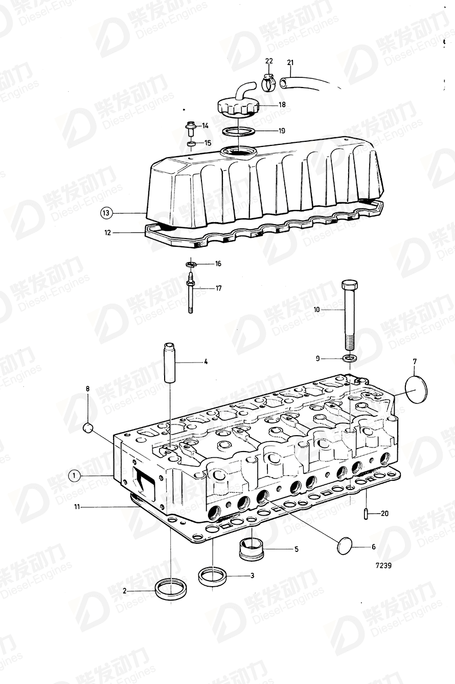 volvo penta Grooved pin 946402 Drawing volvo penta Grooved pin 946402 Drawing